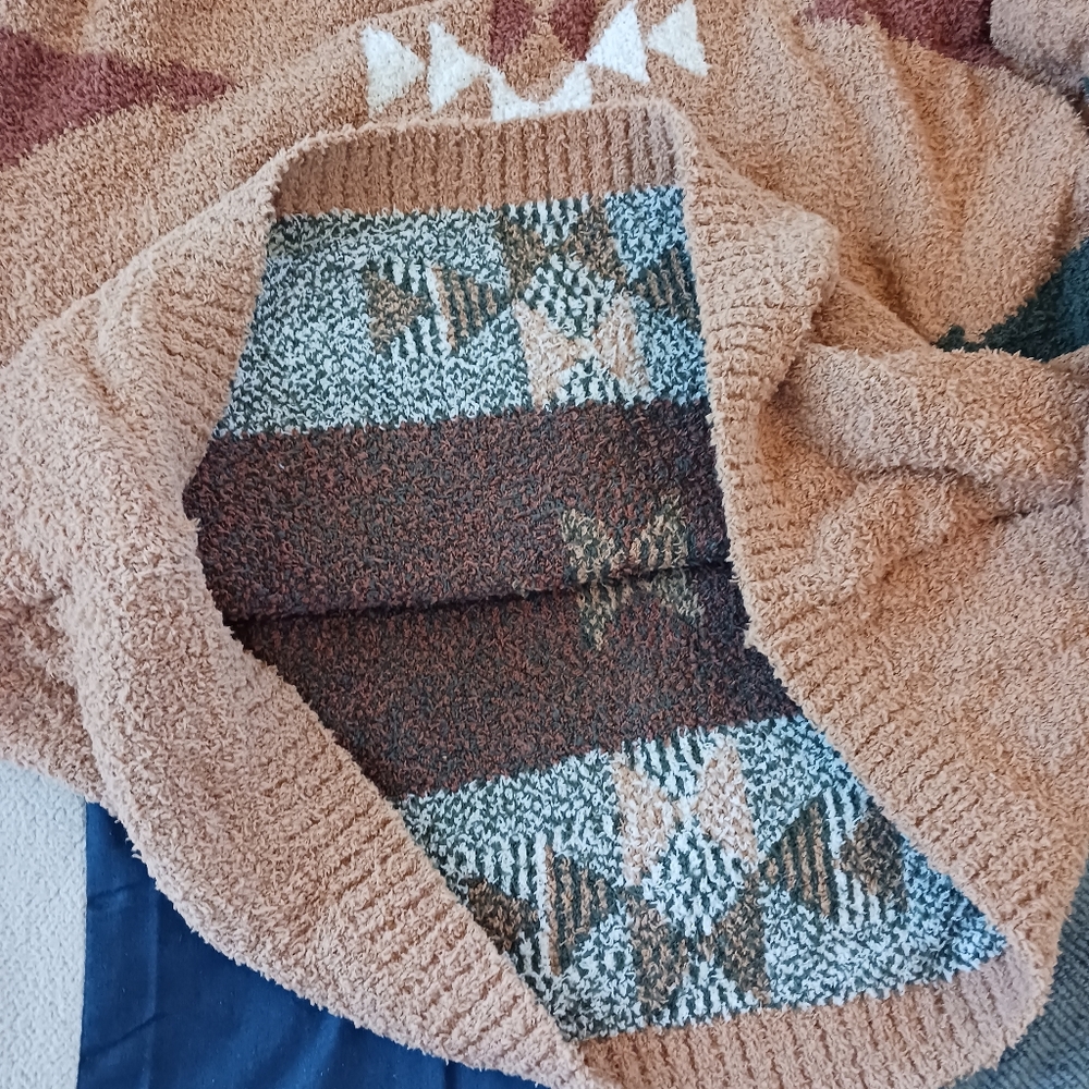 Heyson Heavy Weight Aztec Pattern Ultra Soft Sweater NWT Size 2XL - Picture 5 of 12